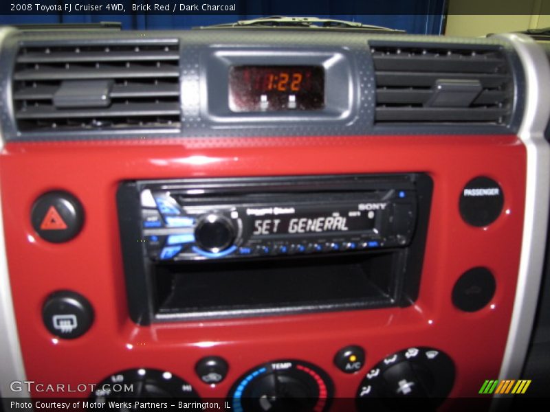 Brick Red / Dark Charcoal 2008 Toyota FJ Cruiser 4WD