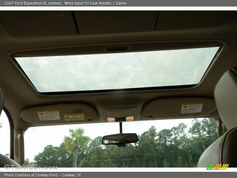 White Sand Tri Coat Metallic / Camel 2007 Ford Expedition EL Limited