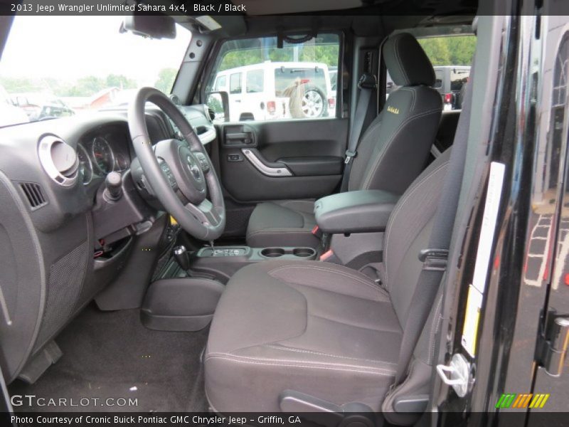 Black / Black 2013 Jeep Wrangler Unlimited Sahara 4x4