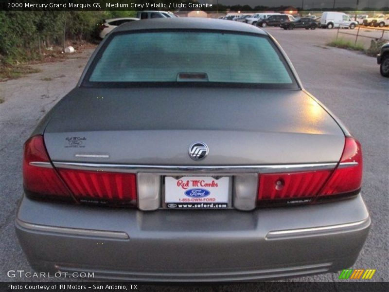 Medium Grey Metallic / Light Graphite 2000 Mercury Grand Marquis GS