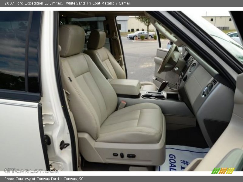 White Sand Tri Coat Metallic / Camel 2007 Ford Expedition EL Limited