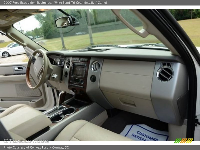 White Sand Tri Coat Metallic / Camel 2007 Ford Expedition EL Limited