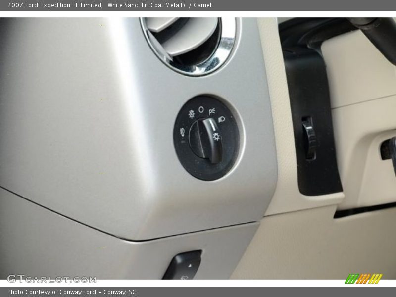 White Sand Tri Coat Metallic / Camel 2007 Ford Expedition EL Limited
