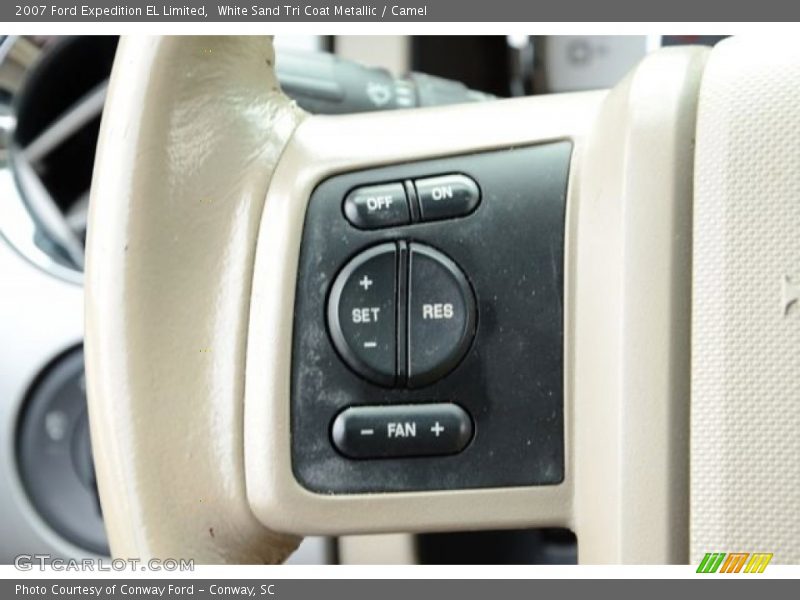 White Sand Tri Coat Metallic / Camel 2007 Ford Expedition EL Limited