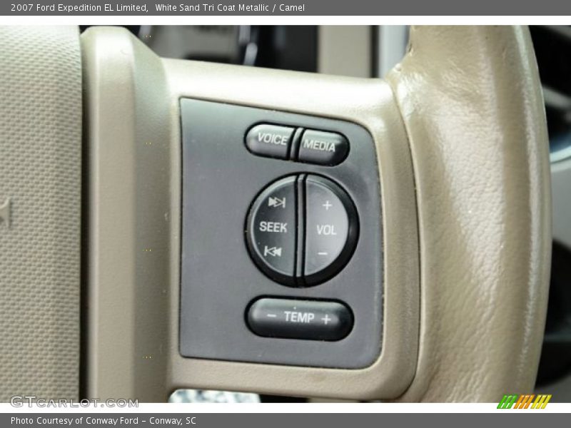 White Sand Tri Coat Metallic / Camel 2007 Ford Expedition EL Limited