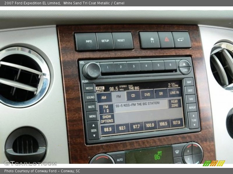 White Sand Tri Coat Metallic / Camel 2007 Ford Expedition EL Limited