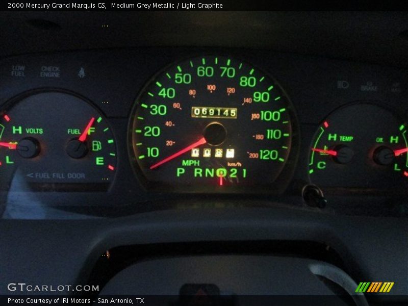 Medium Grey Metallic / Light Graphite 2000 Mercury Grand Marquis GS