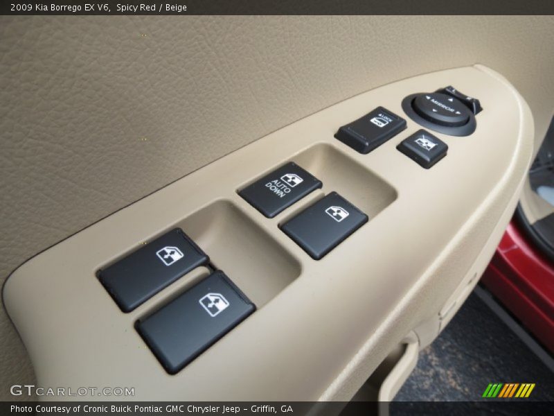 Spicy Red / Beige 2009 Kia Borrego EX V6