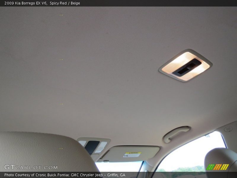 Spicy Red / Beige 2009 Kia Borrego EX V6