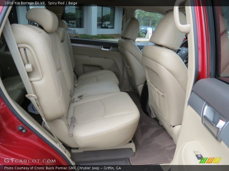 Spicy Red / Beige 2009 Kia Borrego EX V6