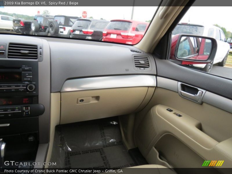 Spicy Red / Beige 2009 Kia Borrego EX V6