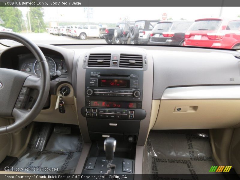 Spicy Red / Beige 2009 Kia Borrego EX V6
