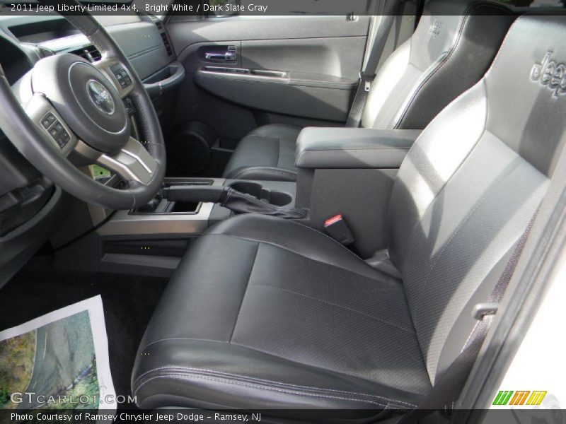 Bright White / Dark Slate Gray 2011 Jeep Liberty Limited 4x4