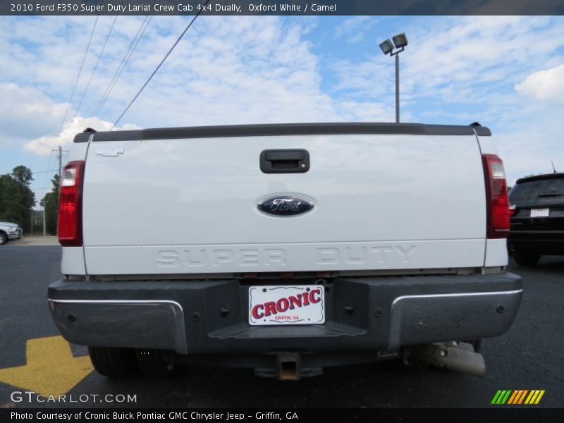 Oxford White / Camel 2010 Ford F350 Super Duty Lariat Crew Cab 4x4 Dually