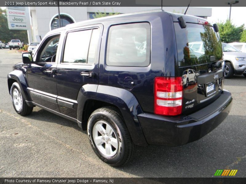 Blackberry Pearl / Dark Slate Gray 2011 Jeep Liberty Sport 4x4
