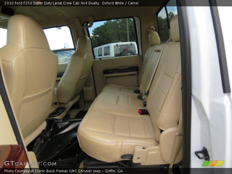 Oxford White / Camel 2010 Ford F350 Super Duty Lariat Crew Cab 4x4 Dually