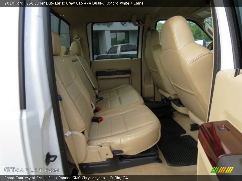 Oxford White / Camel 2010 Ford F350 Super Duty Lariat Crew Cab 4x4 Dually