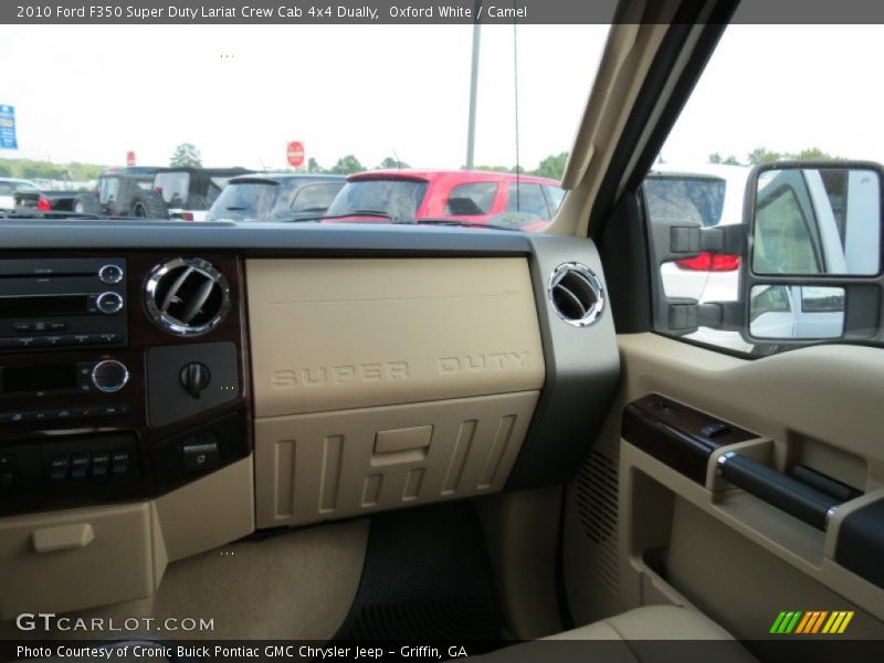 Oxford White / Camel 2010 Ford F350 Super Duty Lariat Crew Cab 4x4 Dually