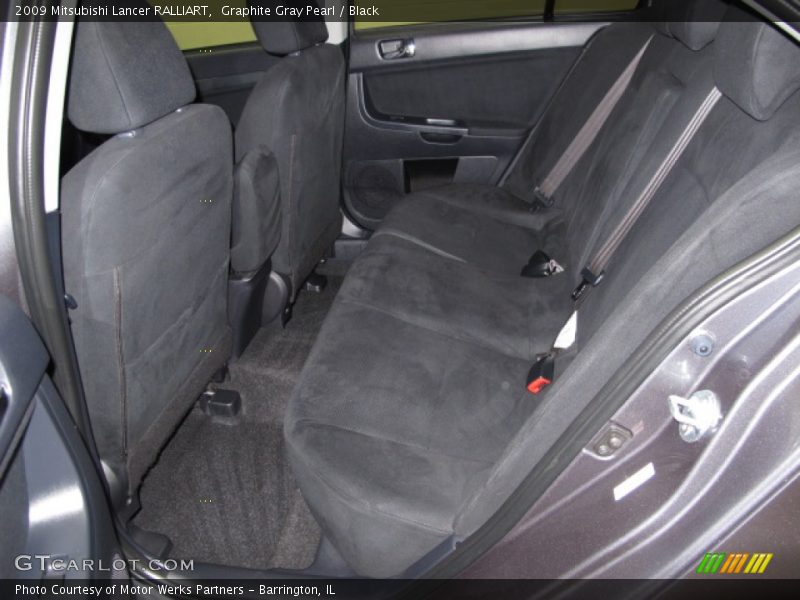 Graphite Gray Pearl / Black 2009 Mitsubishi Lancer RALLIART