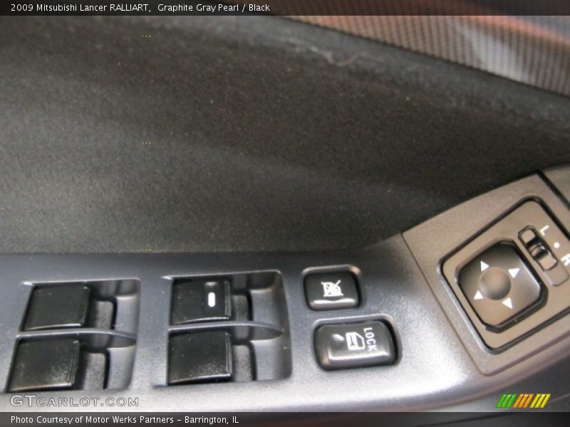 Graphite Gray Pearl / Black 2009 Mitsubishi Lancer RALLIART