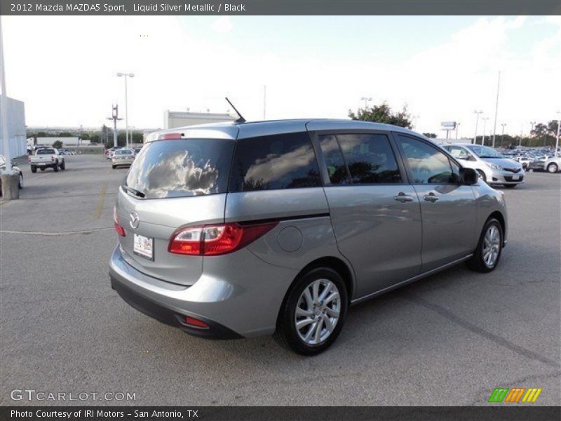 Liquid Silver Metallic / Black 2012 Mazda MAZDA5 Sport