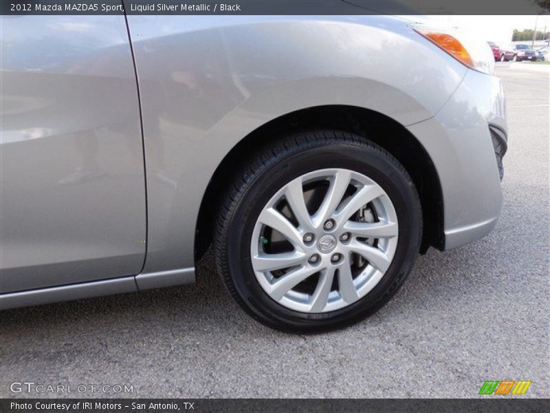 Liquid Silver Metallic / Black 2012 Mazda MAZDA5 Sport
