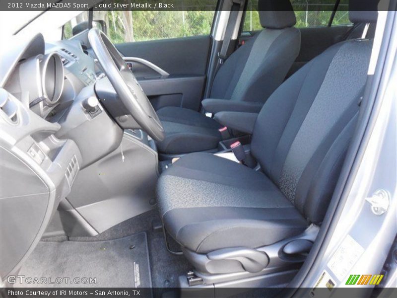 Liquid Silver Metallic / Black 2012 Mazda MAZDA5 Sport