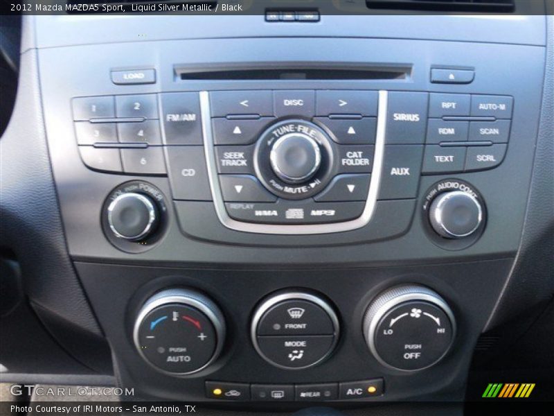 Liquid Silver Metallic / Black 2012 Mazda MAZDA5 Sport