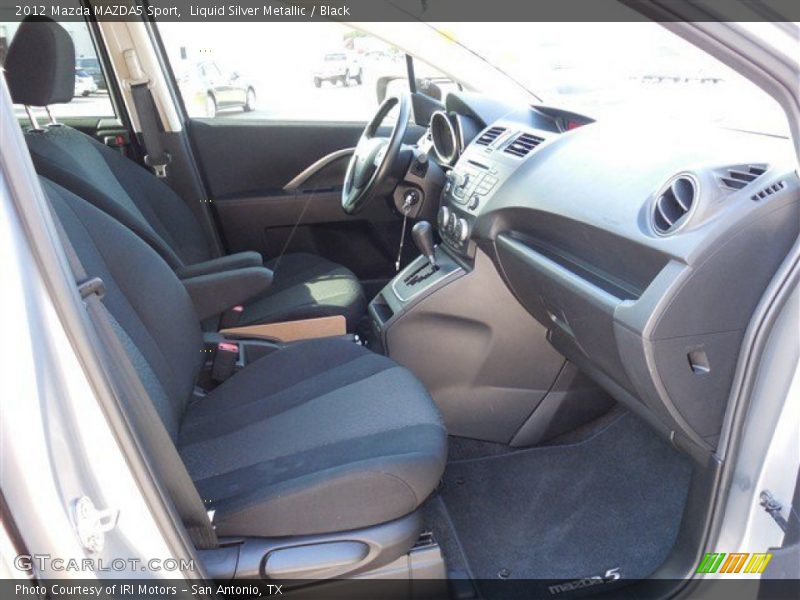Liquid Silver Metallic / Black 2012 Mazda MAZDA5 Sport