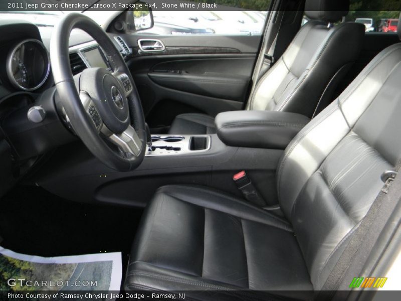 Stone White / Black 2011 Jeep Grand Cherokee Laredo X Package 4x4