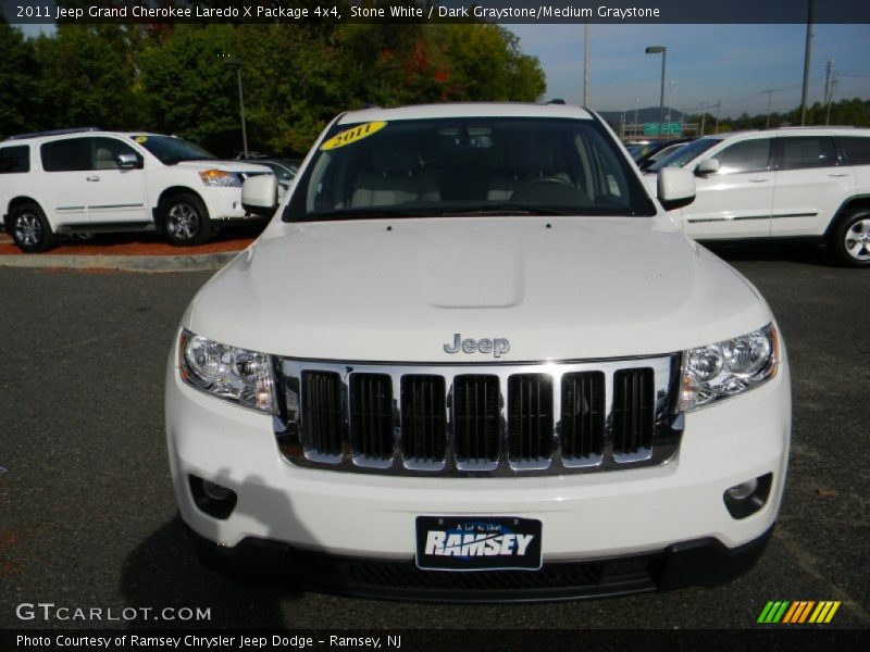 Stone White / Dark Graystone/Medium Graystone 2011 Jeep Grand Cherokee Laredo X Package 4x4