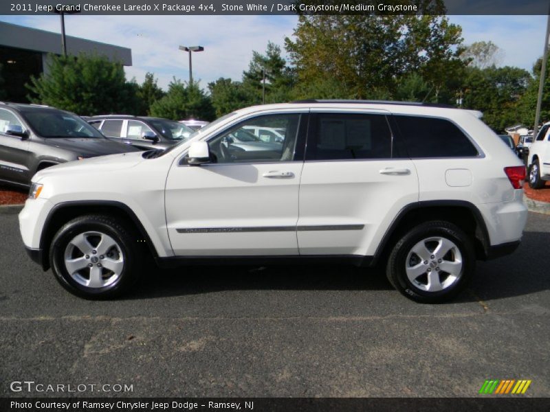 Stone White / Dark Graystone/Medium Graystone 2011 Jeep Grand Cherokee Laredo X Package 4x4