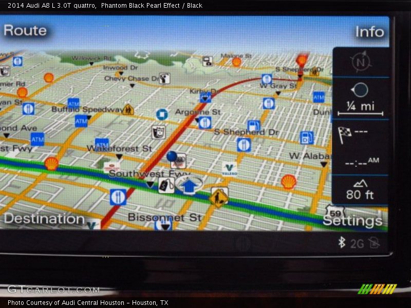 Navigation of 2014 A8 L 3.0T quattro