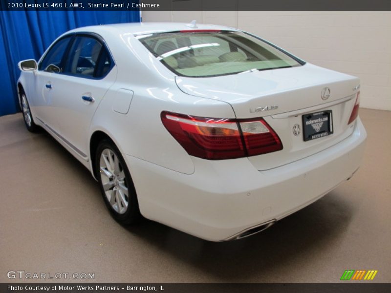 Starfire Pearl / Cashmere 2010 Lexus LS 460 L AWD