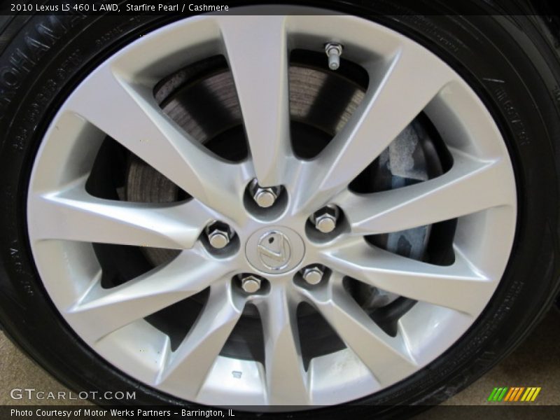 Starfire Pearl / Cashmere 2010 Lexus LS 460 L AWD
