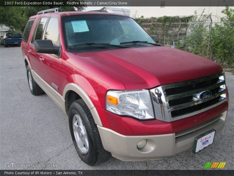 Redfire Metallic / Camel/Grey Stone 2007 Ford Expedition Eddie Bauer