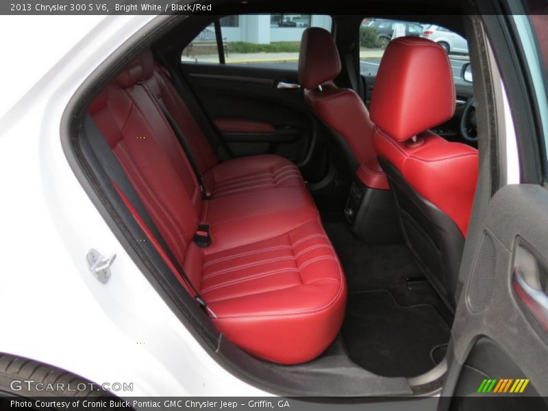 Bright White / Black/Red 2013 Chrysler 300 S V6