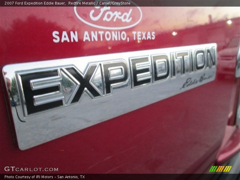 Redfire Metallic / Camel/Grey Stone 2007 Ford Expedition Eddie Bauer