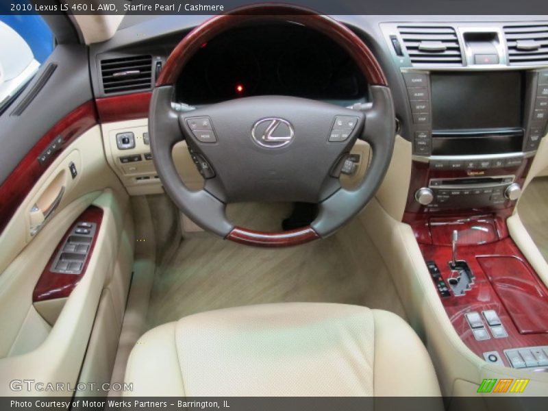 Starfire Pearl / Cashmere 2010 Lexus LS 460 L AWD