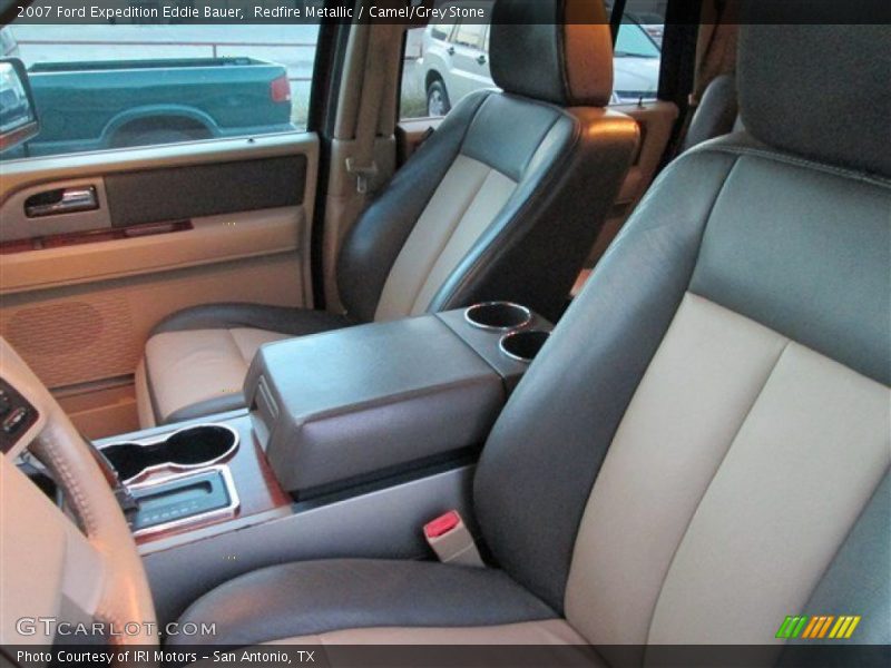 Redfire Metallic / Camel/Grey Stone 2007 Ford Expedition Eddie Bauer