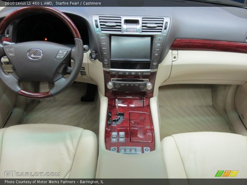 Starfire Pearl / Cashmere 2010 Lexus LS 460 L AWD