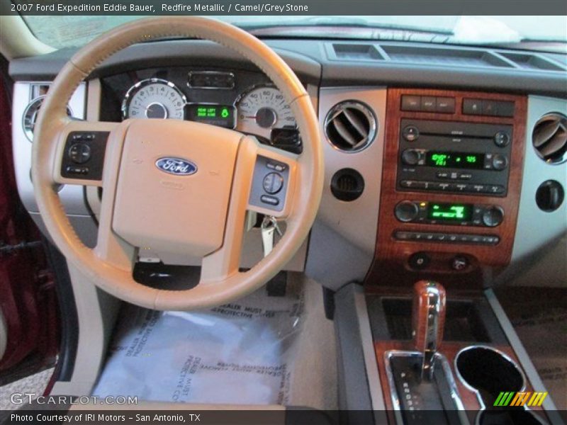 Redfire Metallic / Camel/Grey Stone 2007 Ford Expedition Eddie Bauer