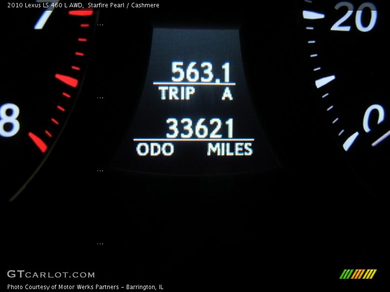 Starfire Pearl / Cashmere 2010 Lexus LS 460 L AWD