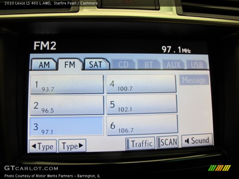 Starfire Pearl / Cashmere 2010 Lexus LS 460 L AWD