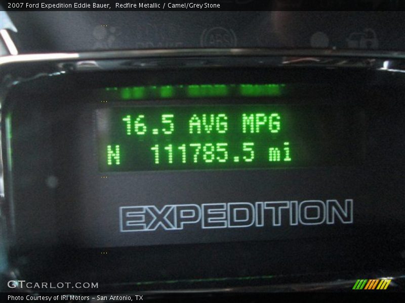 Redfire Metallic / Camel/Grey Stone 2007 Ford Expedition Eddie Bauer