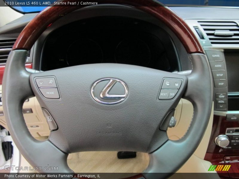 Starfire Pearl / Cashmere 2010 Lexus LS 460 L AWD
