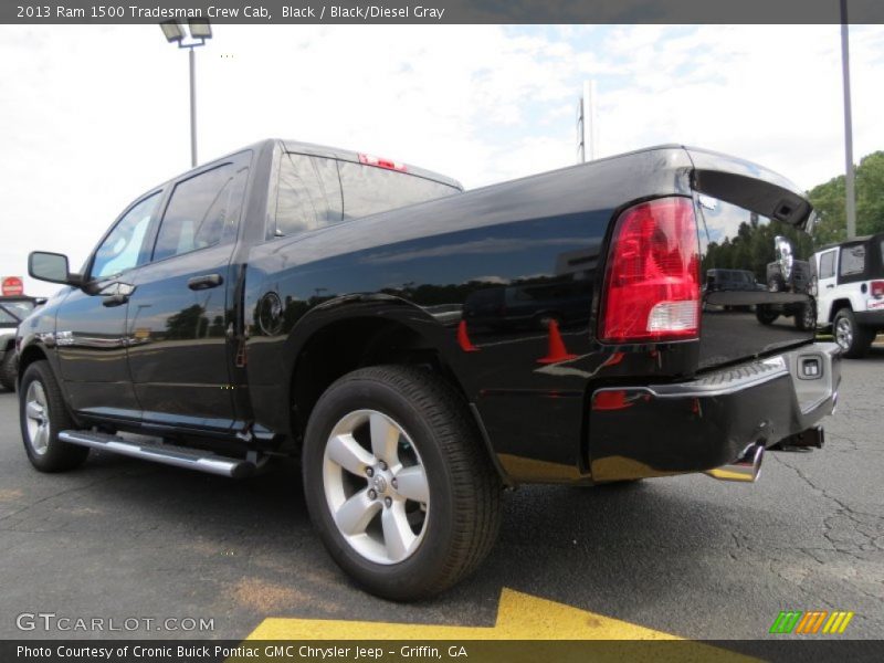 Black / Black/Diesel Gray 2013 Ram 1500 Tradesman Crew Cab