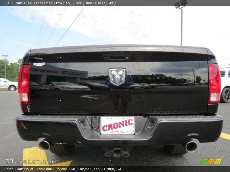 Black / Black/Diesel Gray 2013 Ram 1500 Tradesman Crew Cab