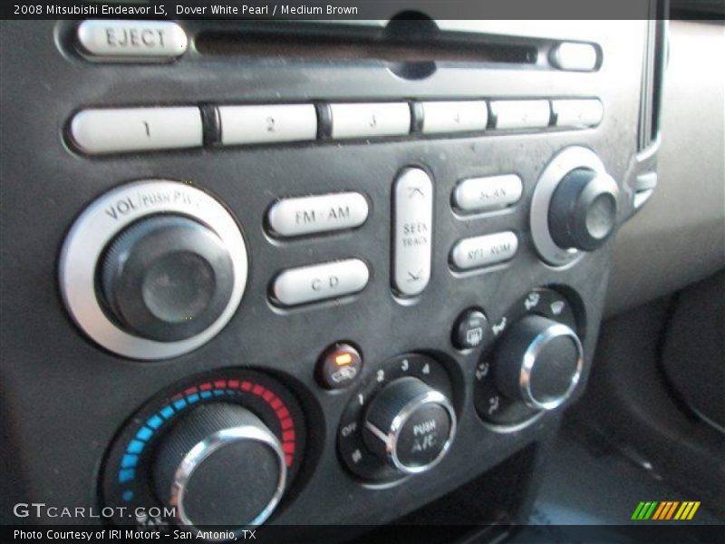 Dover White Pearl / Medium Brown 2008 Mitsubishi Endeavor LS
