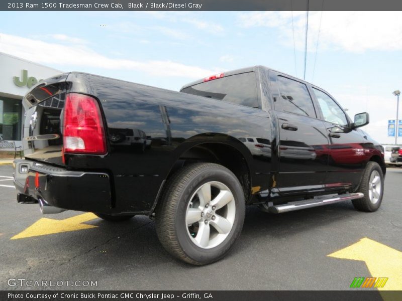 Black / Black/Diesel Gray 2013 Ram 1500 Tradesman Crew Cab